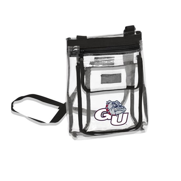Logo Brands 145-66P Gonzaga Gameday Clear Crossbody