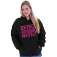 thumbnail image 3 of Breast Cancer Detect and Protect Women Plus Size Graphic Pullover Hoodie Brisco Brands 5X, 3 of 4