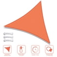 thumbnail image 5 of Yescom 11 Ft 97% UV Block Triangle Sun Shade Sail Canopy Outdoor Patio Garden Lawn, 5 of 12
