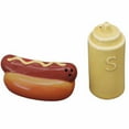thumbnail image 2 of AMERICANA HOT DOG AND MUSTARD HAND PAINTED SALT & PEPPER SHAKER SET, 2 of 6