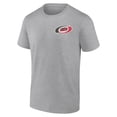 thumbnail image 2 of Men's Heather Gray Carolina Hurricanes Glory Skates T-Shirt, 2 of 3