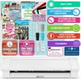 thumbnail image 3 of Silhouette White Cameo 4 PLUS - 15" w/ Blade Pack, 38 Sheets Vinyl, HTV, Pens, 3 of 16