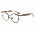 thumbnail image 1 of Women's Cat Eye Optical Frames Fashion Metal Prescription Eyewear, 1 of 4