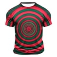 thumbnail image 1 of Wancir Chemises pour Hommes Liquidation Vente Hommes Mode Décontractée Imprimé Sport Manches Courtes Col Rond Blouses Chemises, 1 of 4