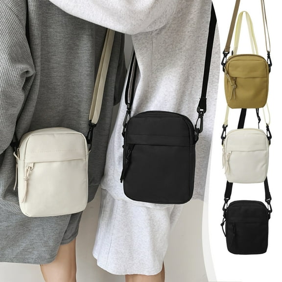 Bowayaoa Adjustable Crossbody Sling Bag, Chest Shoulder Pack, Water Resistant One Strap Travel Purse, Casual Daypack for Outdoor Sports, Hiking and Daily Use for Adults