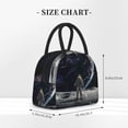 thumbnail image 3 of Haiem Astronaut Standing In The Moon Printed Lunch Bag Women, Lunch Box Lunch Bag for Women, Small Leakproof Cute Lunch Tote Large Capacity Reusable Insulated Cooler Lunch Container, 3 of 6