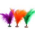 thumbnail image 1 of HUGFEGWE 2Pcs Feather Chinese Kick Shuttlecock Kids Toy Sport Exercise Sporting Goods Competition Flower Shuttlecock Random Color CA919-82959, 1 of 8