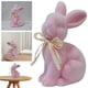 thumbnail image 5 of Musgo Terciopelo Simulado Conejito Pascua Sala Estar Escritorio Pequeños Adornos Decoraciones Lindas (rosa) Rosa (altura 19 Cm), 5 of 9