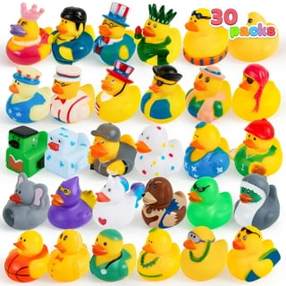Schylling Large Classic Yellow Rubber Ducky (10in tall, styles vary)