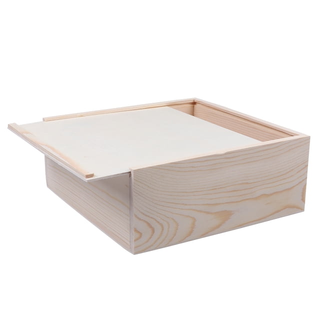 VERDANVERSE 1Set Wooden Box for Wedding Holder Simple Design in Beige