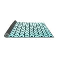thumbnail image 2 of Ahgly Company Indoor Rectangle Solid Light Blue Modern Area Rugs, 8' x 12', 2 of 4