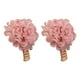 thumbnail image 2 of 2 gomas para el pelo con flores que no dañan el cabello, herramienta de peinado, soportes para coletas, para recuerdo de fiesta en club rosa, 2 of 9