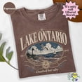 thumbnail image 4 of Lake Ontario Graphic T-shirt Lake Ontario Humor Tee Light Yellow Unsalted but Salty Shirt Great Lakes Souvenir Top, 4 of 9