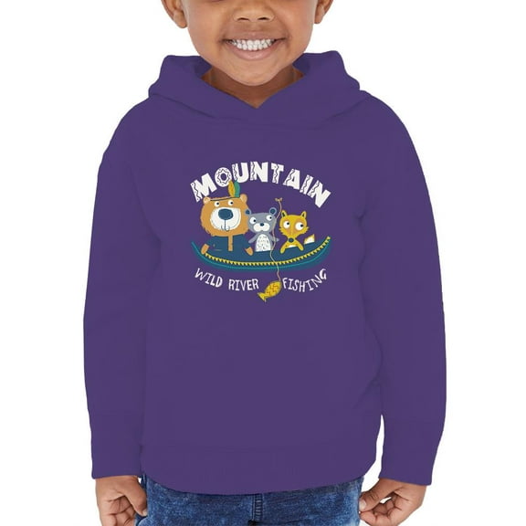 Mountain Wild River Animals Hoodie Toddler -Image by Shutterstock,  5 Toddler