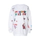 thumbnail image 1 of Sudadera Para Mujer SuéTer De Manga Larga SuéTer Con Estampado De Mariposas Y Letras Coloridas XBTCLXEBCO Blanco;M, 1 of 6