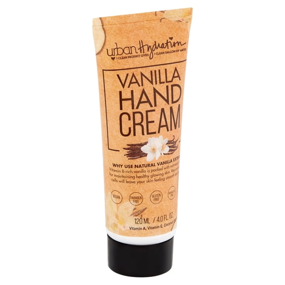 urban hydration VANILLA HAND CREAM with Vitamin E, Ceramides, Coconut Oil   4 fl oz
