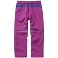 thumbnail image 3 of POENTAB Girls Boys Snow Ski Pants Outdoor Waterproof Windproof Fleece Warm Snowboard Pant For Winter Outdoor Wear Rose Red Size 11-13, 3 of 7
