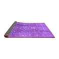 thumbnail image 2 of Ahgly Company Indoor Square Oriental Purple Industrial Area Rugs, 4' Square, 2 of 4