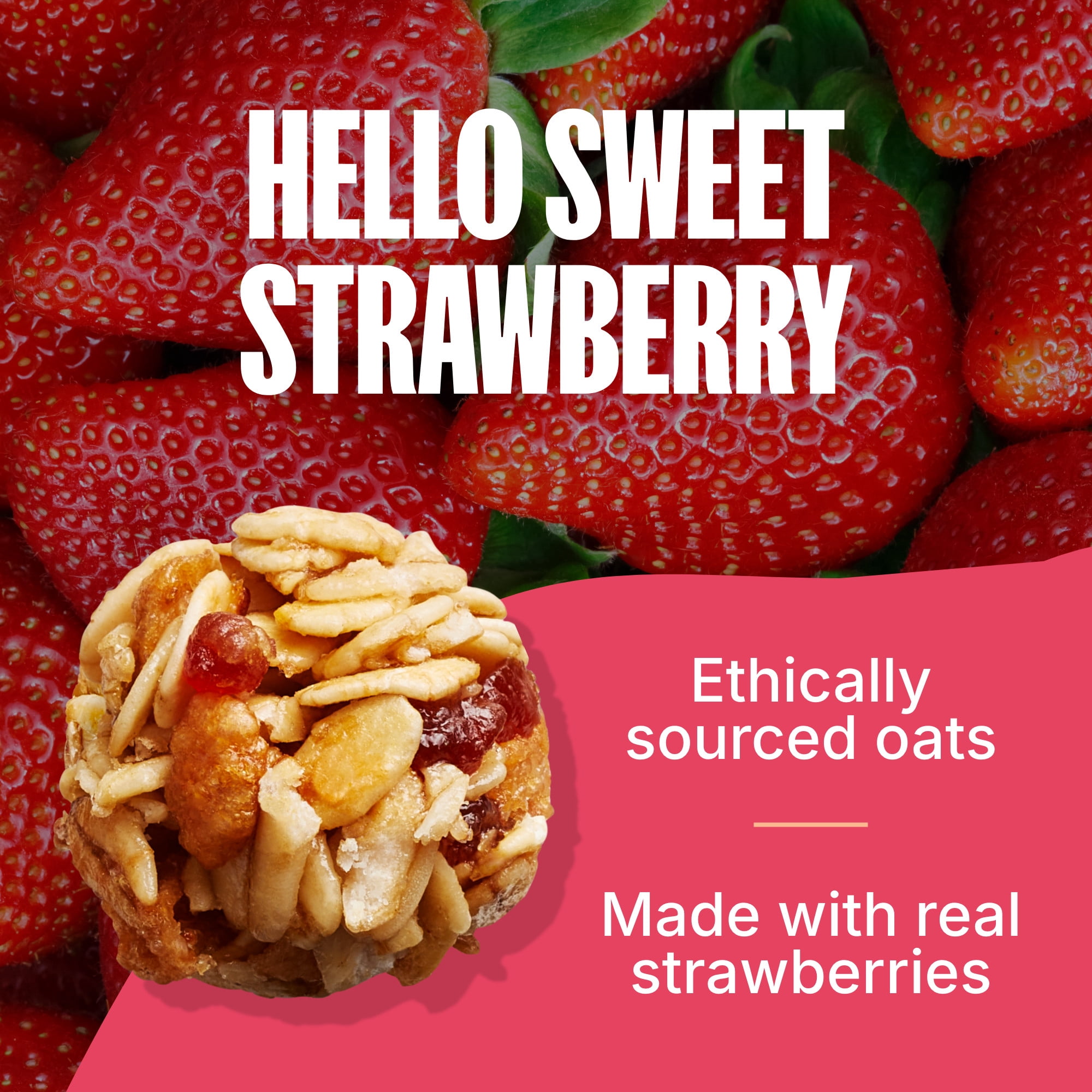 (6 pack) MadeGood Strawberry Granola Bites, 5 Count, 0.85 Oz Each