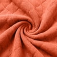 thumbnail image 4 of SEROYE Womens Jackets Corduroy Quilted Stand Collar Button Down Coat Embossed Pattern Casual Warm Outerwear Pockets (XL, Orange), 4 of 5