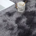 thumbnail image 2 of Batik Dyeing Fluffy Rug 40*60cm for Bedroom, Bedside, Living Room, Playroom Rainbow-dunkelgrau-80*120cm-dunkelgrau, 2 of 5