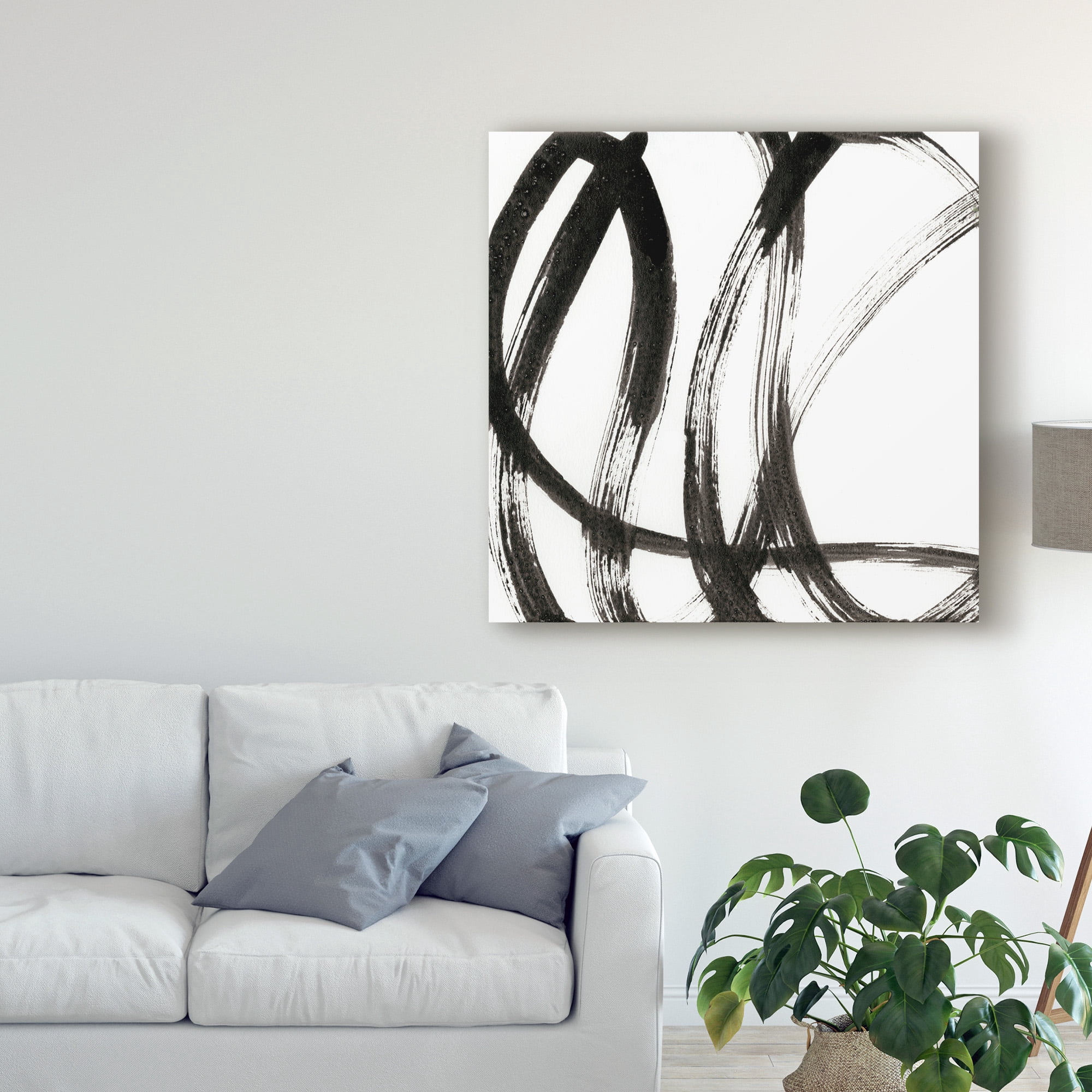 Trademark Fine Art 'Linear Expression I' Canvas Art by J. Holland