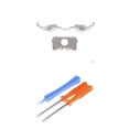thumbnail image 1 of Paquete de 2 botones de disparo LB RB de plástico plateado, parte analógica para el controlador One con herramientas de apertura de reparac Baoblaze Botón disparador del parachoques LB RB, 1 of 8