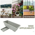 thumbnail image 4 of 4pcs Window Box Planter Vegetable Flower Planter Box Rectangular Flower Pot Window Vegetable Growing Container, 4 of 9