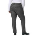 thumbnail image 6 of Kirkland Signature Women's High-Rise Straight Leg Jean (Blue 6x28), 6 of 12