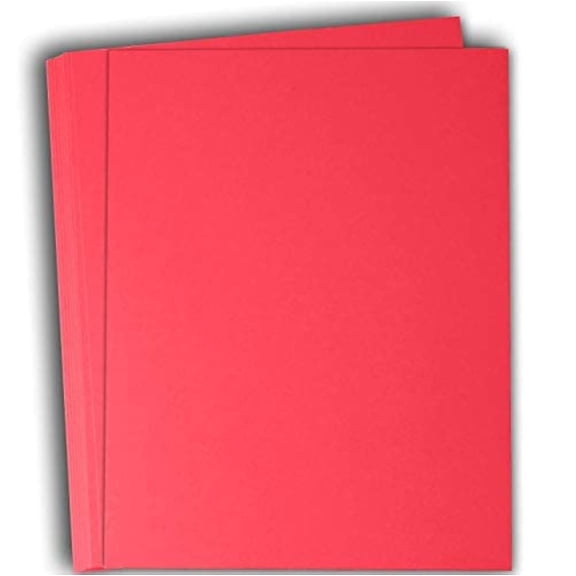 Hamilco Colored Cardstock Paper 11" x 17" Bubble Gum Pink Color Card Stock Paper 50 Pack