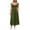 *Army Green, variant on VBVC Women's V Neck Spaghetti Strap Maxi Dress , Summer Casual Sleeveless Long Dress For Women , Ladies' Flowy Slim Sundress with Pockets,Army Green,S-2XL