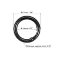 thumbnail image 2 of Redondo Resorte Tórica Juntas Unique Bargains 27mm Negro 4uds, 2 of 6