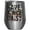 Silver, variant on Have a Nice Daisy Pun Quote with Daisies Art Merch Gift, Stainless Steel 12oz Wine Tumbler