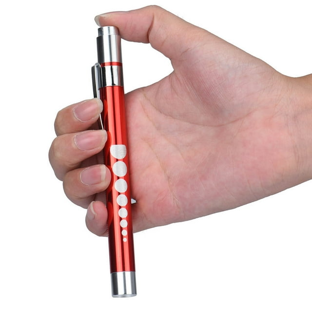 DPTALR LED Sanitary Pen Light Aluminum Alloy Pen Flashlight White Light Yellow Light Inspection Pupil Light For Oral Ophthalmology