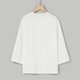 thumbnail image 4 of Playeras Y Camisas Para Hombre Tres camisetas de color V T Baggy Men's Quarter Solid Cotton Blusas mezclan la blusa de Men (White, 3XL), 4 of 7
