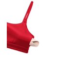 thumbnail image 5 of Sujetador deportivo CRZ YOGA Butterbreeze con cuello redondo, rojo y chile para mujer, 5 of 5