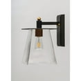 thumbnail image 5 of Maxim 10313 Chalet 1 Light 13" Tall Led Outdoor Wall Sconce - Bronze / Gold / Clear Glass, 5 of 5