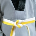 thumbnail image 6 of OUNONA Yellow Taekwondo Karate Belt Set for Competition and Training - Martial Arts Equipment 1 Set, 6 of 7