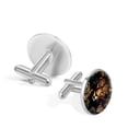 thumbnail image 3 of Leopard Elegant Stainless Steel Men's Cufflinks for Business Attire, Weddings, and Special Occasions, 3 of 6