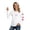 White, variant on Boho Tops for Women Fashion Long Sleeve Comfort Petite Tops for Women,White,L