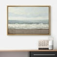 thumbnail image 4 of PixonSign Framed Canvas Print Wall Art Ocean Wave Coastal Landscape Nature Wilderness Illustrations Fine Art Decorative Farmhouse/Country Relax/Calm/Cozy Multicolor Zen for Bedroom - 16"x24" Natural, 4 of 4