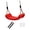 Red, variant on Soft Swing Seat Suspension Rope for and Adults with Quick Connection Design Outdoor Swing