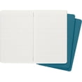 thumbnail image 4 of Cuaderno Moleskine, tapa blanda, azul intenso, tamaño grande, 80 peniques, 4 of 9