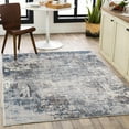 thumbnail image 5 of Hauteloom Netherfield Living Room, Bedroom Area Rug - Contemporary - Navy, Cream, Taupe - 7'10" Square, 5 of 19