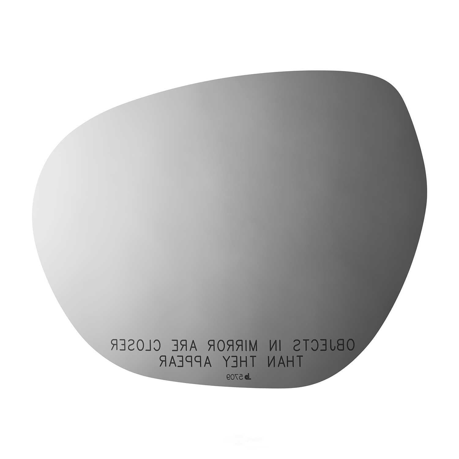 Burco Side View Mirror Replacement Glass - Clear Glass - 5709