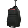 22” Black Rolling Backpack with Telescopic Handle