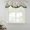 Multi, variant on White Spring Floral Tie Up Valance Curtains for Windows, Kitchen Curtains Window Treatments, Modern Oil Painting Farmhouse Flower Short Window Shades Valances for Bedroom Bathroom Cafe 42"x12"