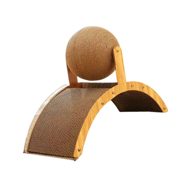 Juguete para rascar para conejos con almohadilla de cartón, protector de muebles, rascador para gatos, tablero rascador para gatos para que los