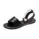 thumbnail image 2 of Sandalias Mujer Zapatillas planas Punta abierta Perla Cómoda Playa Zapatos romanos Flip Flop Wmkox8yii shjk1479, 2 of 9