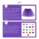thumbnail image 4 of tutú Traje de baile Vestidos de niña Ropa para ocasiones especiales con buen rendimiento Decoración de fiesta para niños Lago azul Prendas para la parte inferior del cuerpo Morado oscuro Jumpingount AP009012-17B, 4 of 6